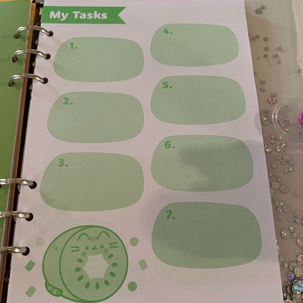 1 LEFT! PUSHEEN Planner Notebook - Picture 8 of 12